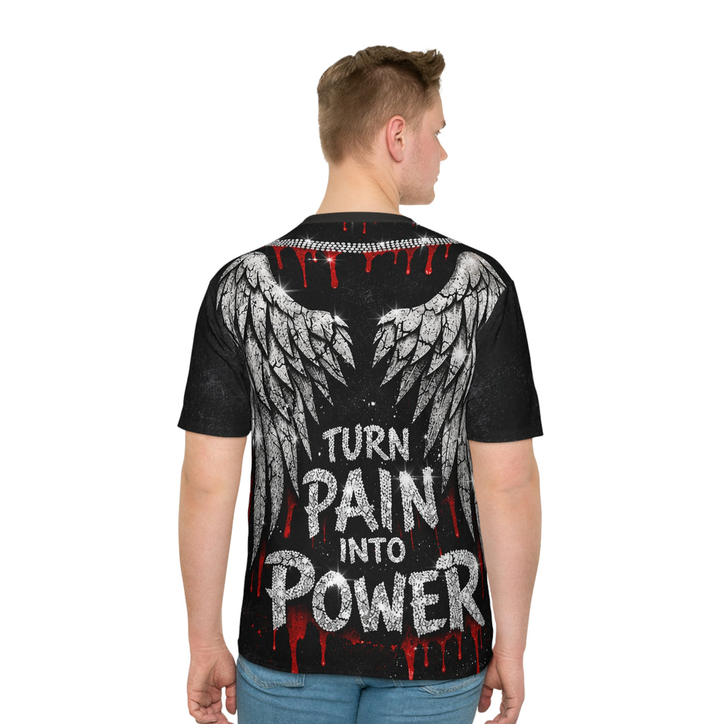 Pain Built Me T-Shirt — Turn Pain Into Power Graphic Tee
