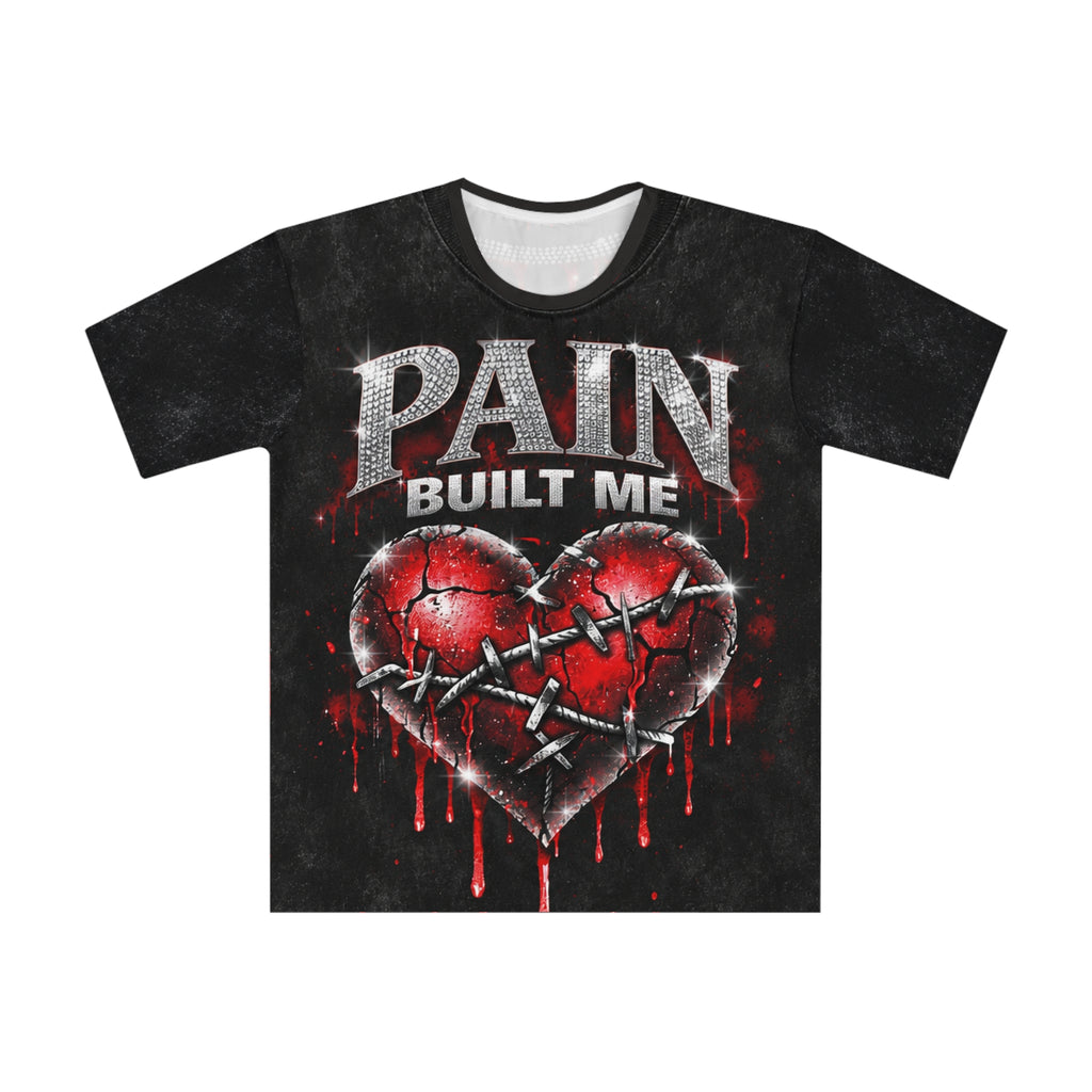 Pain Built Me T-Shirt — Turn Pain Into Power Graphic Tee