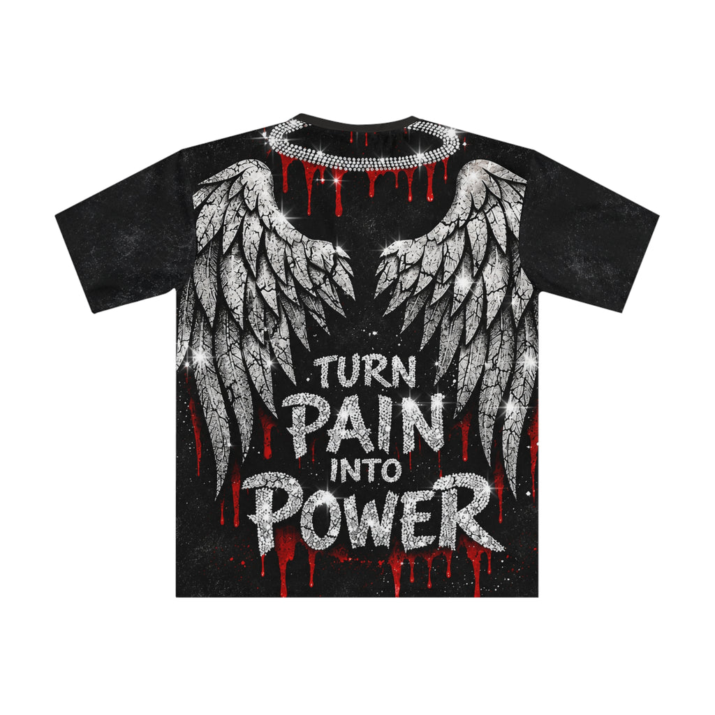 Pain Built Me T-Shirt — Turn Pain Into Power Graphic Tee