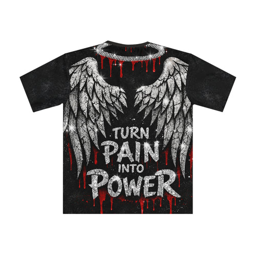 Pain Built Me T-Shirt — Turn Pain Into Power Graphic Tee